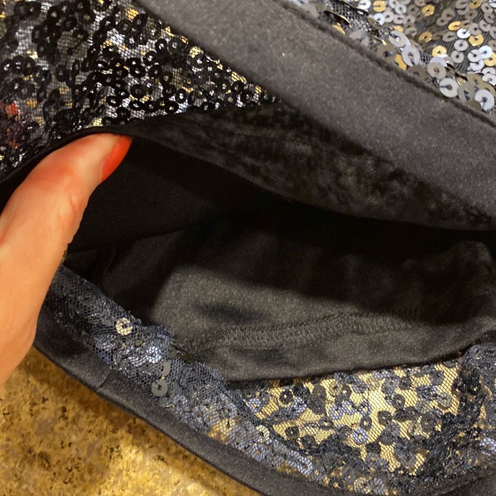 NWT Calvin Klein Blue Sequin Cocktail Social Event Dressy Dress Size 2 - Picture 11 of 16